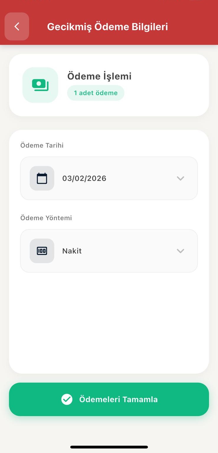 Mobil Uygulama - Ekran 3